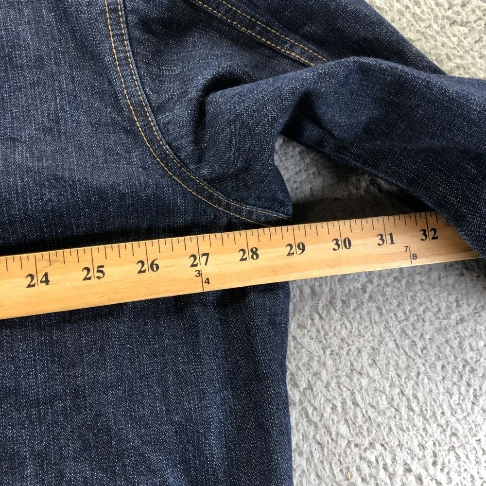 Vintage State Property Jacket Mens 2XL XXL Blue Denim Rocawear Y2K Hip Hop